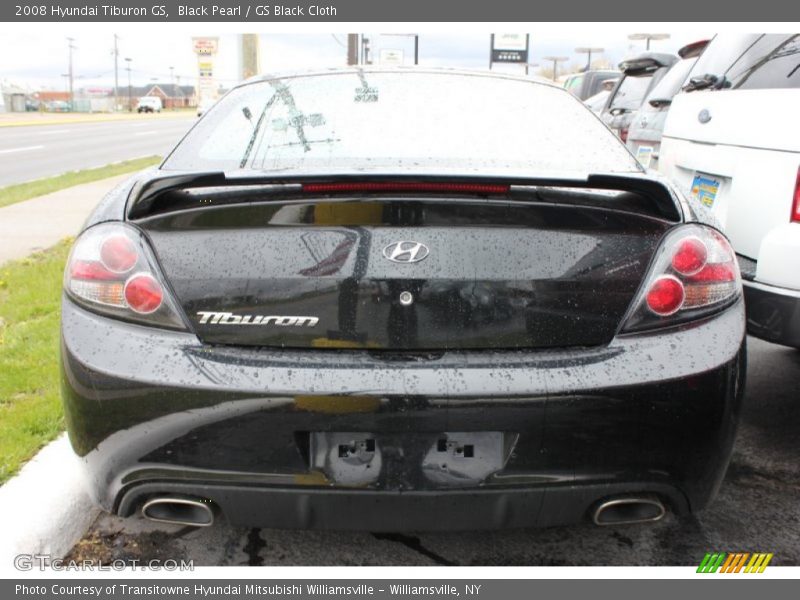 Black Pearl / GS Black Cloth 2008 Hyundai Tiburon GS