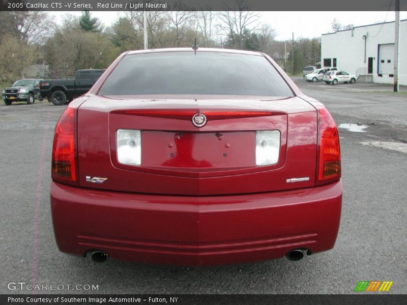 Red Line / Light Neutral 2005 Cadillac CTS -V Series