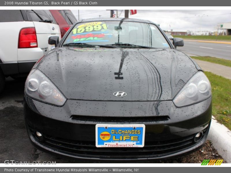 Black Pearl / GS Black Cloth 2008 Hyundai Tiburon GS