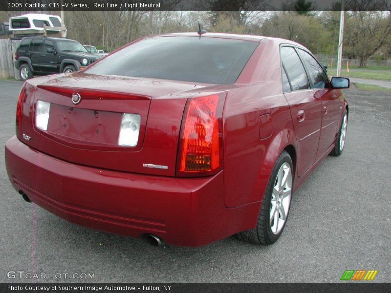 Red Line / Light Neutral 2005 Cadillac CTS -V Series