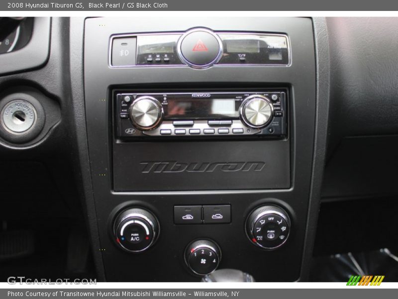 Black Pearl / GS Black Cloth 2008 Hyundai Tiburon GS