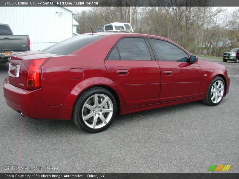 Red Line / Light Neutral 2005 Cadillac CTS -V Series