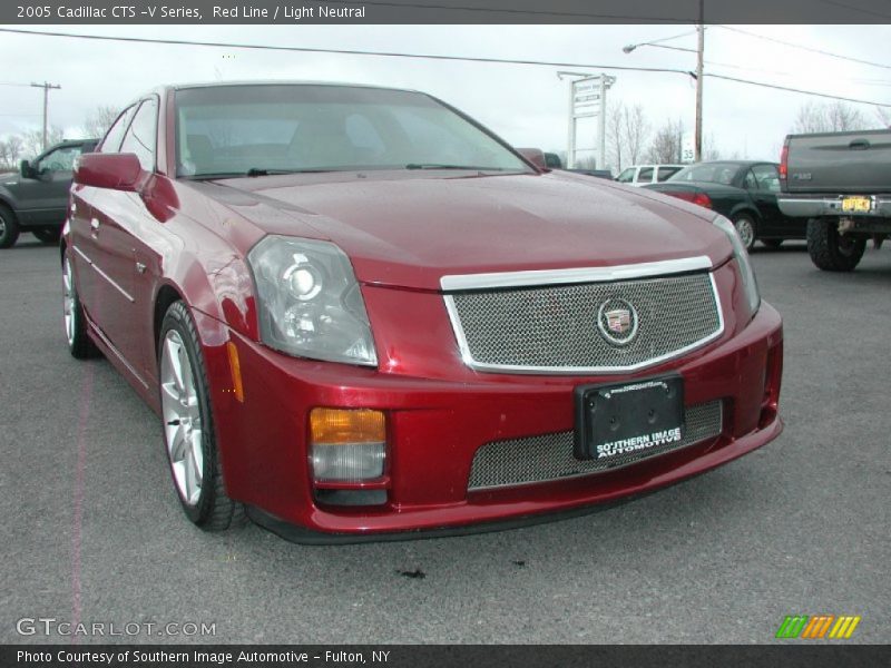 Red Line / Light Neutral 2005 Cadillac CTS -V Series