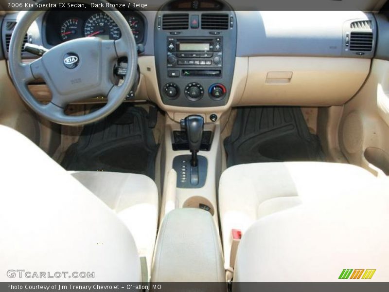 Dark Bronze / Beige 2006 Kia Spectra EX Sedan