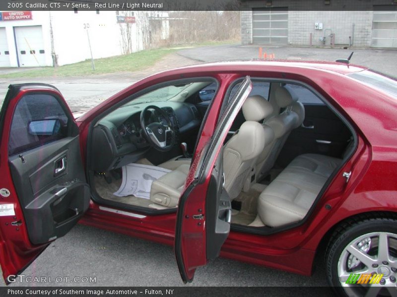 Red Line / Light Neutral 2005 Cadillac CTS -V Series