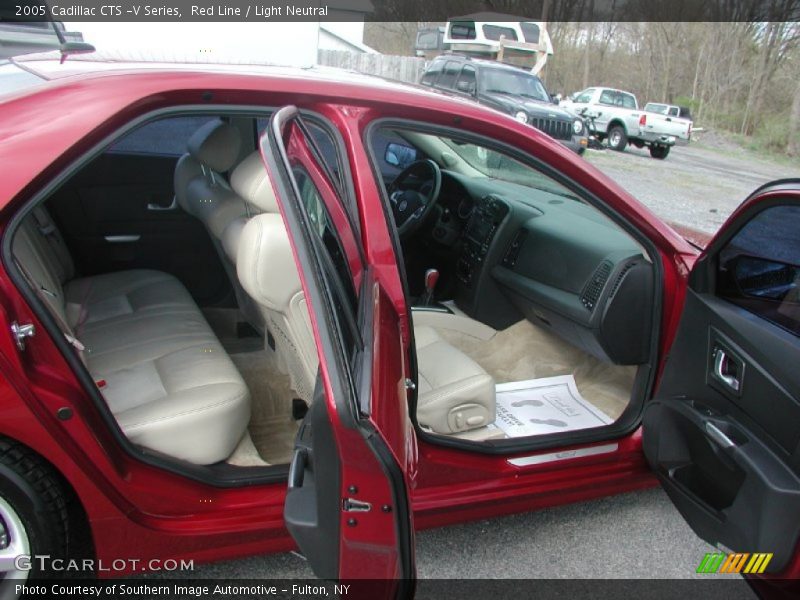 Red Line / Light Neutral 2005 Cadillac CTS -V Series