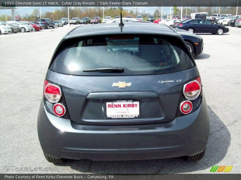 Cyber Gray Metallic / Dark Pewter/Dark Titanium 2012 Chevrolet Sonic LT Hatch