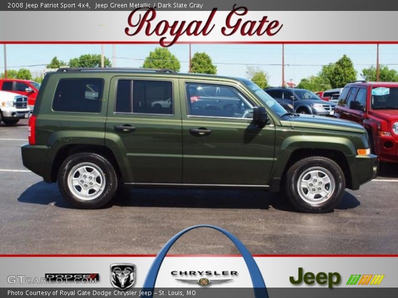 Jeep Green Metallic / Dark Slate Gray 2008 Jeep Patriot Sport 4x4