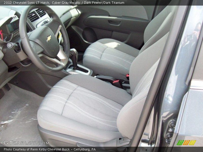 Cyber Gray Metallic / Dark Pewter/Dark Titanium 2012 Chevrolet Sonic LT Hatch