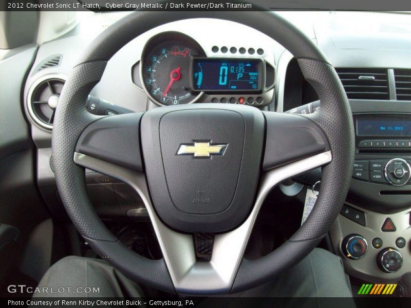 Cyber Gray Metallic / Dark Pewter/Dark Titanium 2012 Chevrolet Sonic LT Hatch