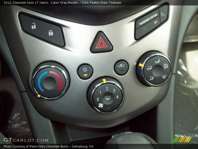 Cyber Gray Metallic / Dark Pewter/Dark Titanium 2012 Chevrolet Sonic LT Hatch