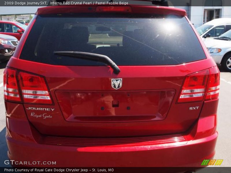 Inferno Red Crystal Pearl / Pastel Pebble Beige 2009 Dodge Journey SXT