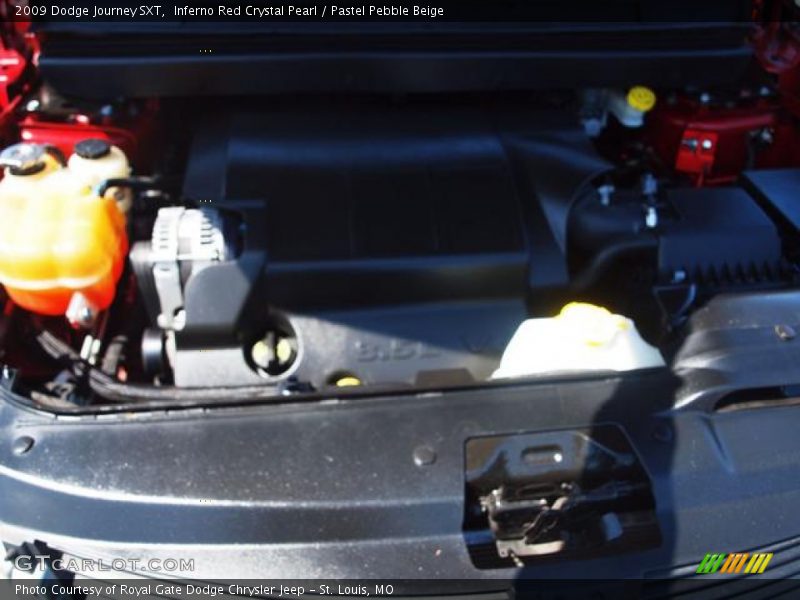 Inferno Red Crystal Pearl / Pastel Pebble Beige 2009 Dodge Journey SXT