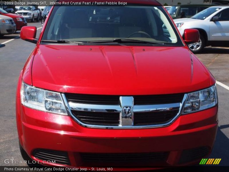 Inferno Red Crystal Pearl / Pastel Pebble Beige 2009 Dodge Journey SXT