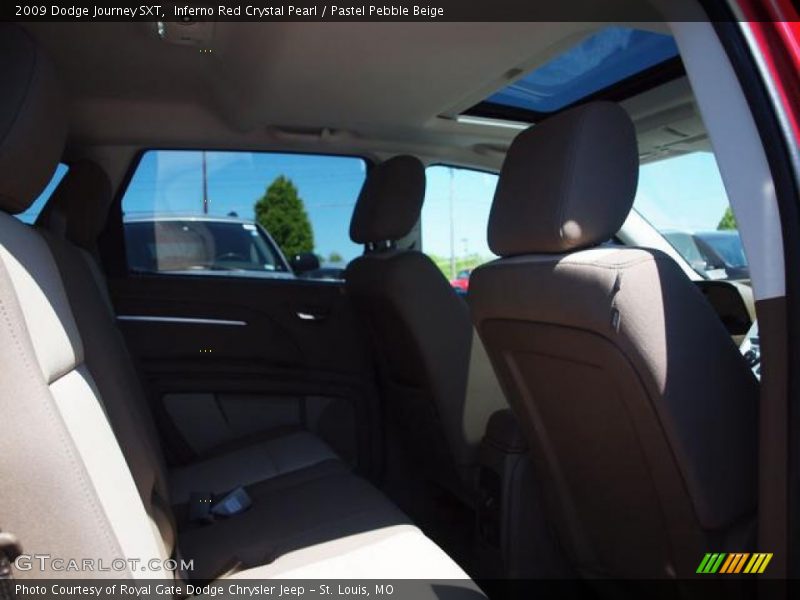 Inferno Red Crystal Pearl / Pastel Pebble Beige 2009 Dodge Journey SXT