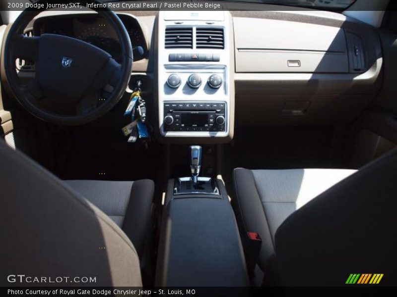 Inferno Red Crystal Pearl / Pastel Pebble Beige 2009 Dodge Journey SXT