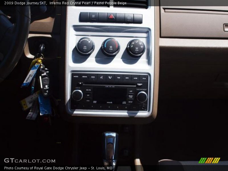 Inferno Red Crystal Pearl / Pastel Pebble Beige 2009 Dodge Journey SXT
