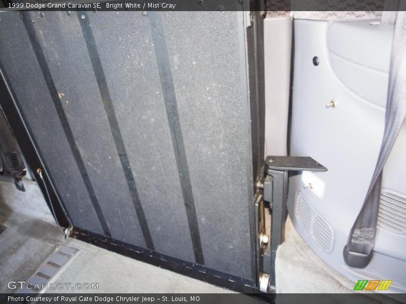 Bright White / Mist Gray 1999 Dodge Grand Caravan SE