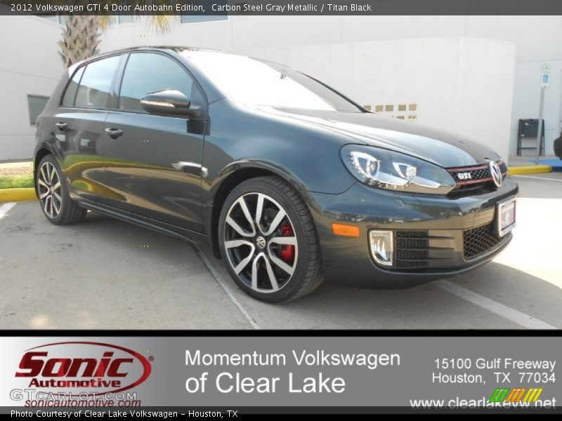 Carbon Steel Gray Metallic / Titan Black 2012 Volkswagen GTI 4 Door Autobahn Edition