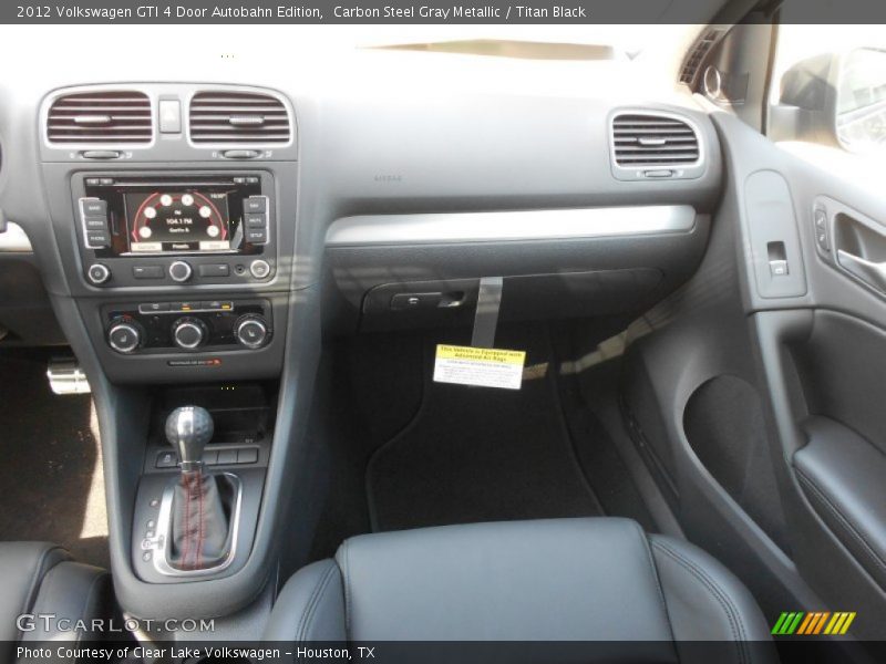 Carbon Steel Gray Metallic / Titan Black 2012 Volkswagen GTI 4 Door Autobahn Edition
