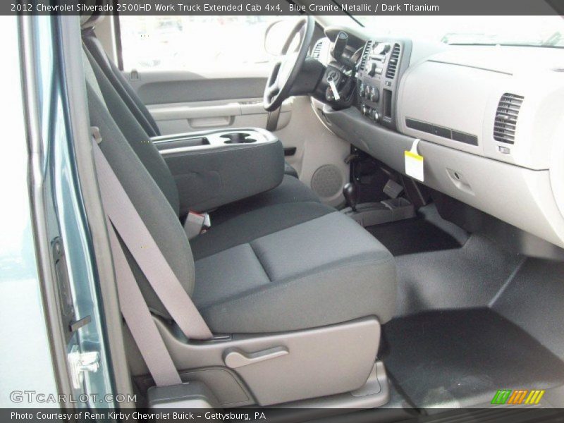 Blue Granite Metallic / Dark Titanium 2012 Chevrolet Silverado 2500HD Work Truck Extended Cab 4x4