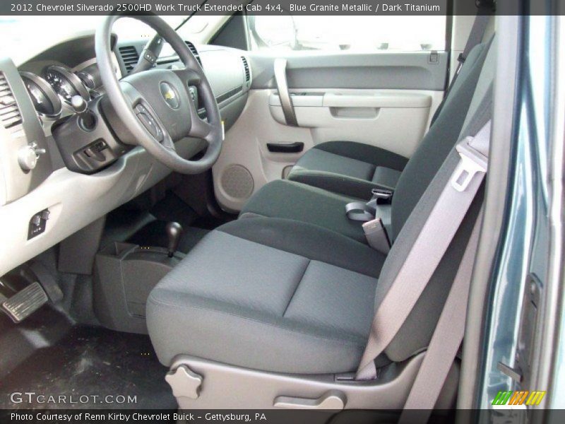Blue Granite Metallic / Dark Titanium 2012 Chevrolet Silverado 2500HD Work Truck Extended Cab 4x4