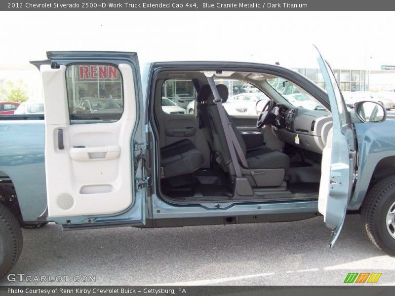 Blue Granite Metallic / Dark Titanium 2012 Chevrolet Silverado 2500HD Work Truck Extended Cab 4x4