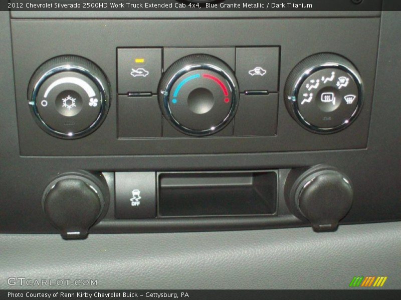 Blue Granite Metallic / Dark Titanium 2012 Chevrolet Silverado 2500HD Work Truck Extended Cab 4x4