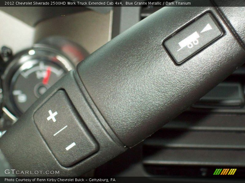 Blue Granite Metallic / Dark Titanium 2012 Chevrolet Silverado 2500HD Work Truck Extended Cab 4x4