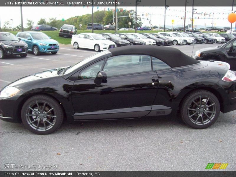 Kalapana Black / Dark Charcoal 2012 Mitsubishi Eclipse Spyder SE