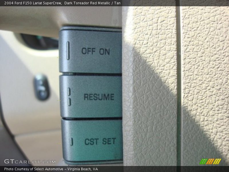 Dark Toreador Red Metallic / Tan 2004 Ford F150 Lariat SuperCrew