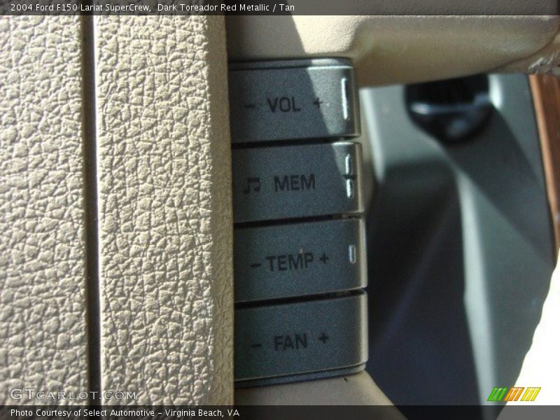 Dark Toreador Red Metallic / Tan 2004 Ford F150 Lariat SuperCrew