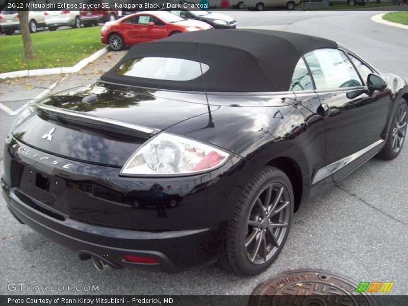 Kalapana Black / Dark Charcoal 2012 Mitsubishi Eclipse Spyder SE