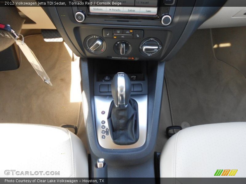 Tornado Red / Cornsilk Beige 2012 Volkswagen Jetta TDI Sedan