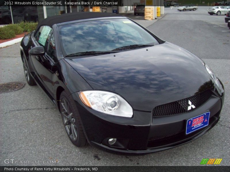 Kalapana Black / Dark Charcoal 2012 Mitsubishi Eclipse Spyder SE