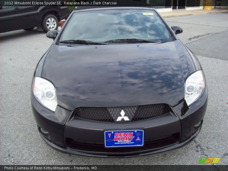Kalapana Black / Dark Charcoal 2012 Mitsubishi Eclipse Spyder SE