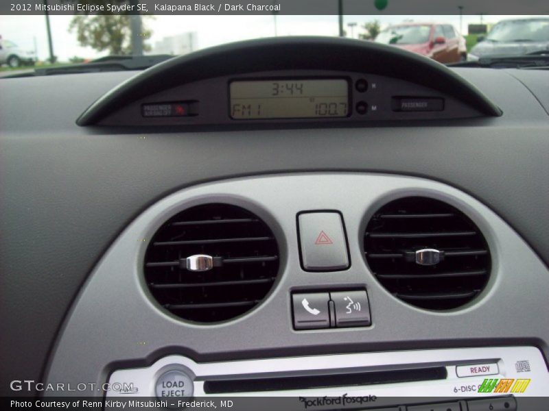 Kalapana Black / Dark Charcoal 2012 Mitsubishi Eclipse Spyder SE