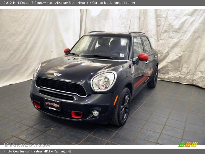 Absolute Black Metallic / Carbon Black Lounge Leather 2012 Mini Cooper S Countryman