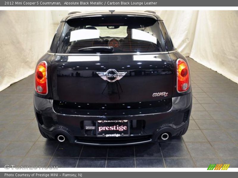 Absolute Black Metallic / Carbon Black Lounge Leather 2012 Mini Cooper S Countryman