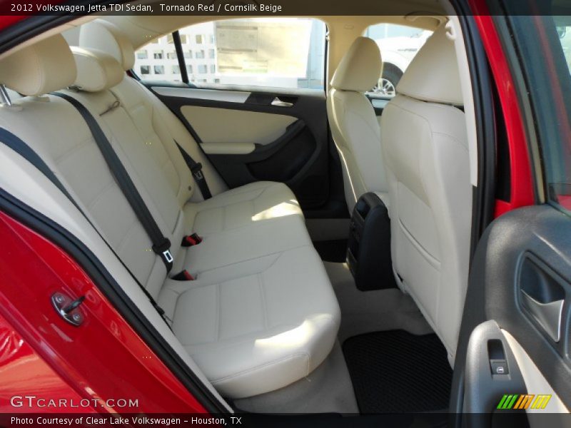 Tornado Red / Cornsilk Beige 2012 Volkswagen Jetta TDI Sedan