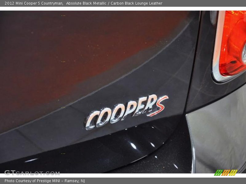 Absolute Black Metallic / Carbon Black Lounge Leather 2012 Mini Cooper S Countryman