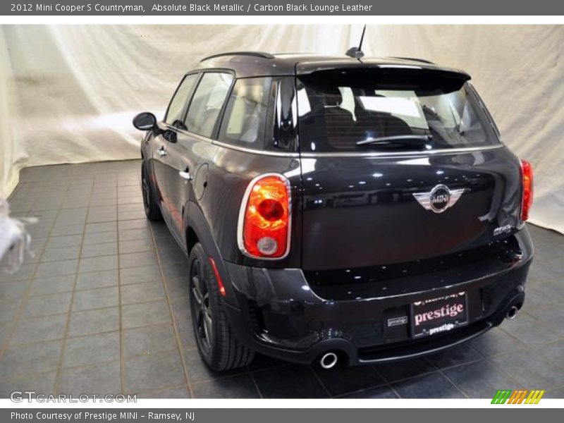 Absolute Black Metallic / Carbon Black Lounge Leather 2012 Mini Cooper S Countryman