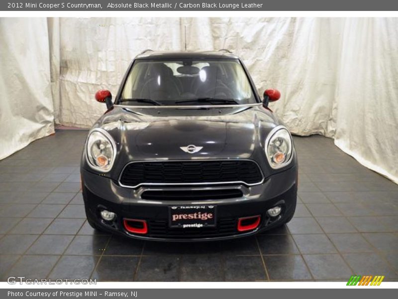 Absolute Black Metallic / Carbon Black Lounge Leather 2012 Mini Cooper S Countryman