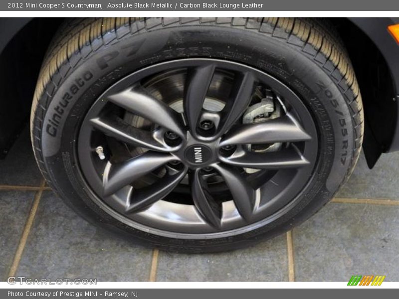 Absolute Black Metallic / Carbon Black Lounge Leather 2012 Mini Cooper S Countryman