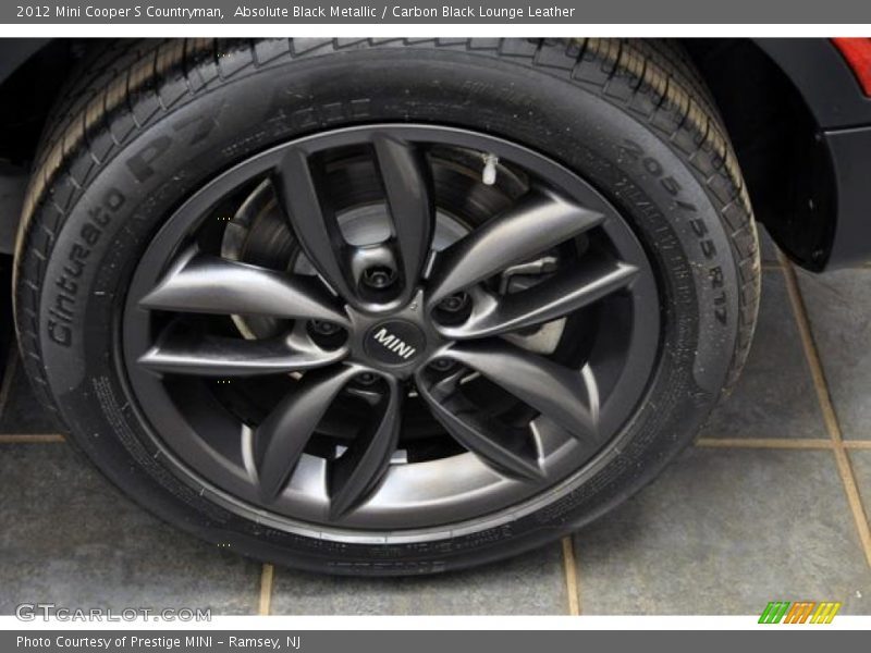 Absolute Black Metallic / Carbon Black Lounge Leather 2012 Mini Cooper S Countryman