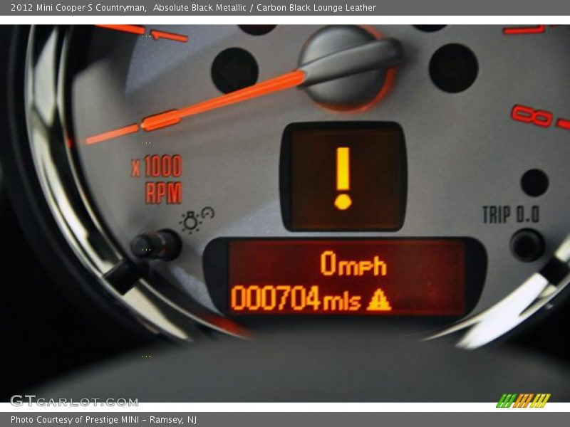 Absolute Black Metallic / Carbon Black Lounge Leather 2012 Mini Cooper S Countryman