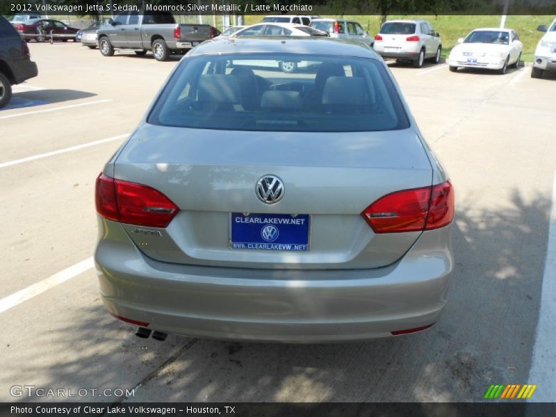 Moonrock Silver Metallic / Latte Macchiato 2012 Volkswagen Jetta S Sedan