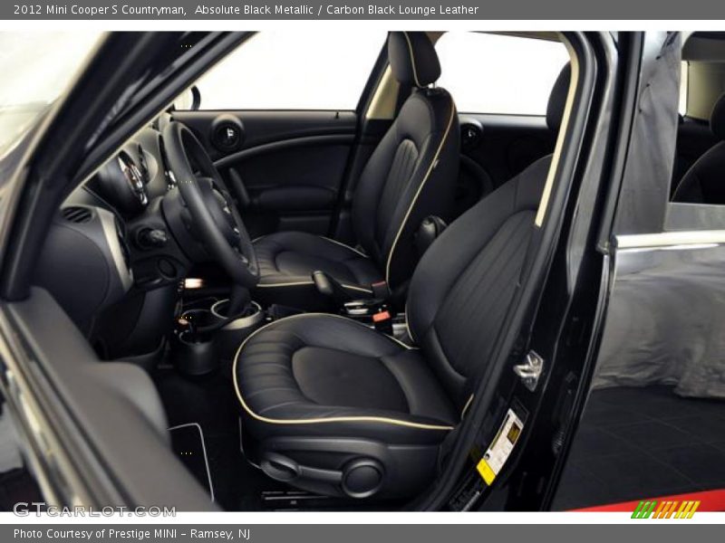 Absolute Black Metallic / Carbon Black Lounge Leather 2012 Mini Cooper S Countryman
