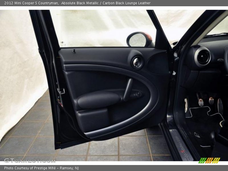 Absolute Black Metallic / Carbon Black Lounge Leather 2012 Mini Cooper S Countryman