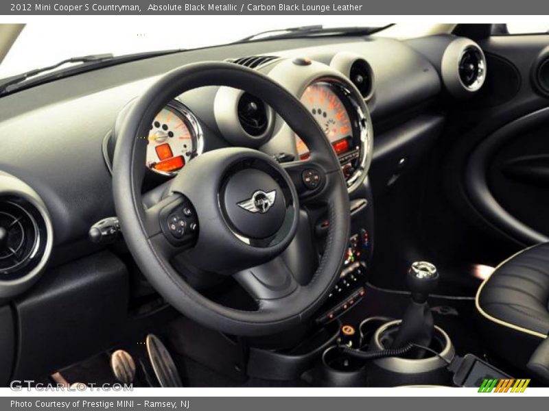 Absolute Black Metallic / Carbon Black Lounge Leather 2012 Mini Cooper S Countryman